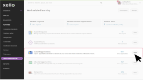 Opportunities highlighted on the WBL dashboard
